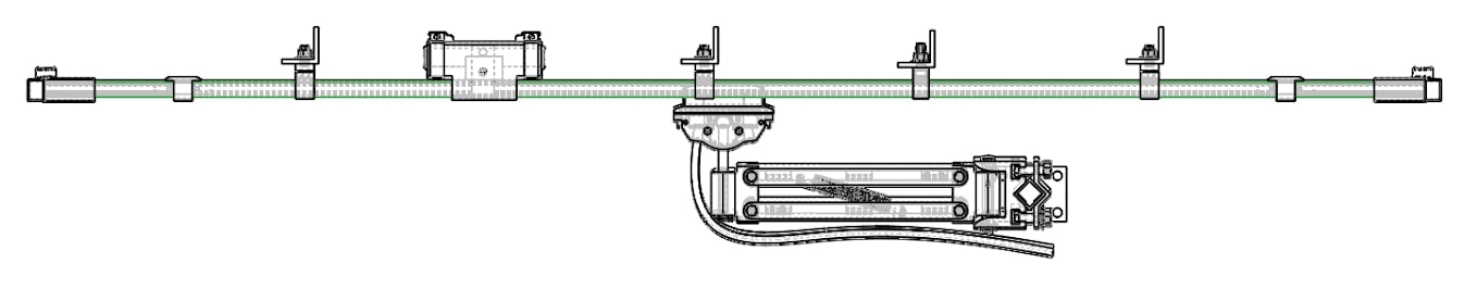 Safelink M busbar 2 Dimensional picture