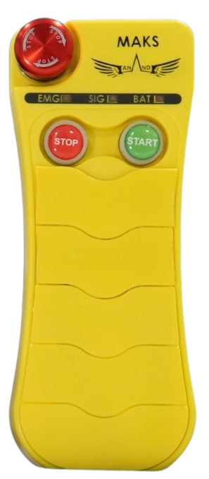 MAKS 2 Button Single Step Radio Remote Control